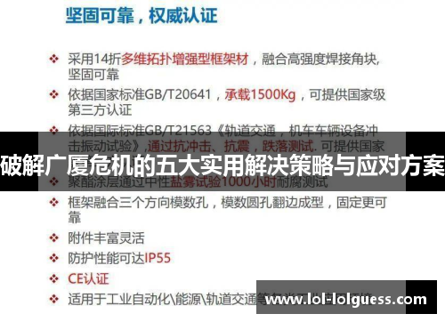 破解广厦危机的五大实用解决策略与应对方案